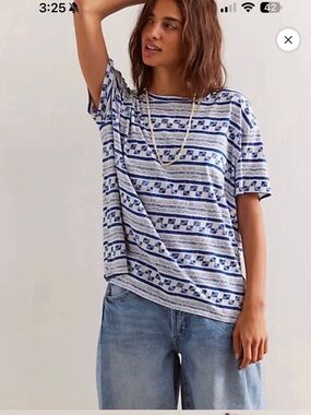 We The Free Nina Printed Tee -#013S